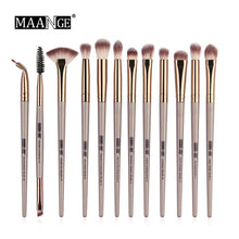 Load image into Gallery viewer, MAANGE New Make Up Brushes 3-12 PCS Professional Blending Eyeshadow Eyebrow Brush For Makeup Beauty Set