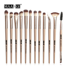 Load image into Gallery viewer, MAANGE New Make Up Brushes 3-12 PCS Professional Blending Eyeshadow Eyebrow Brush For Makeup Beauty Set