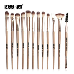 MAANGE New Make Up Brushes 3-12 PCS Professional Blending Eyeshadow Eyebrow Brush For Makeup Beauty Set