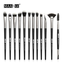 Load image into Gallery viewer, MAANGE New Make Up Brushes 3-12 PCS Professional Blending Eyeshadow Eyebrow Brush For Makeup Beauty Set