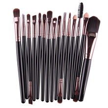 Load image into Gallery viewer, MAANGE Pro 15Pcs Makeup Brushes Set Eye Shadow Foundation Powder Eyeliner Eyelash Lip Make Up Brush Cosmetic Beauty Tool Kit Hot