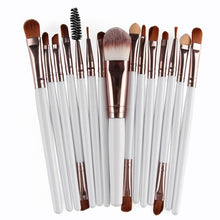 Load image into Gallery viewer, MAANGE Pro 15Pcs Makeup Brushes Set Eye Shadow Foundation Powder Eyeliner Eyelash Lip Make Up Brush Cosmetic Beauty Tool Kit Hot