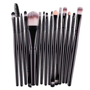 MAANGE Pro 15Pcs Makeup Brushes Set Eye Shadow Foundation Powder Eyeliner Eyelash Lip Make Up Brush Cosmetic Beauty Tool Kit Hot