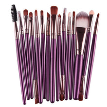 Load image into Gallery viewer, MAANGE Pro 15Pcs Makeup Brushes Set Eye Shadow Foundation Powder Eyeliner Eyelash Lip Make Up Brush Cosmetic Beauty Tool Kit Hot