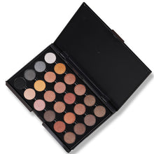 Load image into Gallery viewer, MEIS Eye Makeup Nudes Palette 18 Color Matte Eyeshadow Pallete glitter powder Eye Shadow Earth shadows brush set stamp pigment