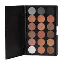 Load image into Gallery viewer, MEIS Eye Makeup Nudes Palette 18 Color Matte Eyeshadow Pallete glitter powder Eye Shadow Earth shadows brush set stamp pigment