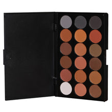 Load image into Gallery viewer, MEIS Eye Makeup Nudes Palette 18 Color Matte Eyeshadow Pallete glitter powder Eye Shadow Earth shadows brush set stamp pigment