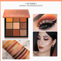 Load image into Gallery viewer, MIAOOL New 5 Style Eyeshadow Makeup Pallete With Mirror Glitter Matte Shadow Highly Pigmented Nude Shinning Pressed Eyeshadow