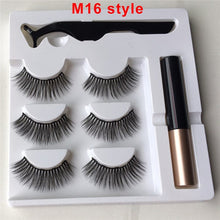 Load image into Gallery viewer, Magnetic Eyelashes Magnetic Eyeliner Tweezer Set 5 Magnet Faux Cils Magnetique Long Lasting False Eyelashes Extension Makeup