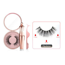 Load image into Gallery viewer, Magnetic False Eyelashes No Glue Full Eye 5 Magnet Reusable Fake Eyelashes Natural Soft Eyelashes Extension Magnetic Eyelash Kit