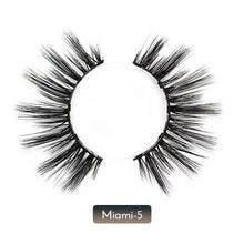 Load image into Gallery viewer, Magnetic False Eyelashes No Glue Full Eye 5 Magnet Reusable Fake Eyelashes Natural Soft Eyelashes Extension Magnetic Eyelash Kit