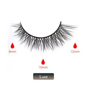 Magnetic False Eyelashes No Glue Full Eye 5 Magnet Reusable Fake Eyelashes Natural Soft Eyelashes Extension Magnetic Eyelash Kit