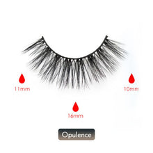 Load image into Gallery viewer, Magnetic False Eyelashes No Glue Full Eye 5 Magnet Reusable Fake Eyelashes Natural Soft Eyelashes Extension Magnetic Eyelash Kit