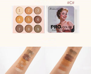 Matte Eyeshadow Palette Nude Minerals Professional Eye Shadow Powder Pigment Cosmetic Waterproof Matte Makeup Eyeshadow Pallete