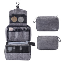 Load image into Gallery viewer, Men Women Hanging Cosmetic Bag Multifunction Travel Organizer Toiletry Wash Make up Storage Pouch Beautician Folding Makeup Bag