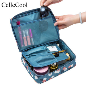 Multifunction Brand Women Cosmetic Bag  Organizer Waterproof Portable Makeup Bag Travel Necessity Beauty Case Wash Pouch