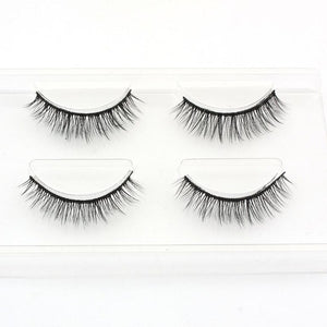 New 2/5 /8 pairs natural false eyelashes fake lashes long makeup 3d mink lashes eyelash extension mink eyelashes for beauty 03