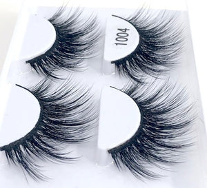 New 2/5 /8 pairs natural false eyelashes fake lashes long makeup 3d mink lashes eyelash extension mink eyelashes for beauty 03