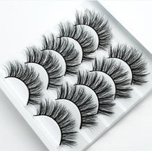 Load image into Gallery viewer, New 2/5 /8 pairs natural false eyelashes fake lashes long makeup 3d mink lashes eyelash extension mink eyelashes for beauty 03