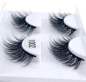 New 2/5 /8 pairs natural false eyelashes fake lashes long makeup 3d mink lashes eyelash extension mink eyelashes for beauty 03