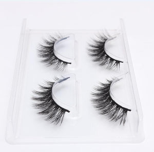 New 2/5 /8 pairs natural false eyelashes fake lashes long makeup 3d mink lashes eyelash extension mink eyelashes for beauty 03