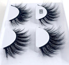 Load image into Gallery viewer, New 2/5 /8 pairs natural false eyelashes fake lashes long makeup 3d mink lashes eyelash extension mink eyelashes for beauty 03