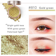 Load image into Gallery viewer, New HOLD LIVE Single Matte Eyeshadow Palette Gold Green Purple Pigment Glitter Polarized Light Eye Shadow Pallete Korean Makeup