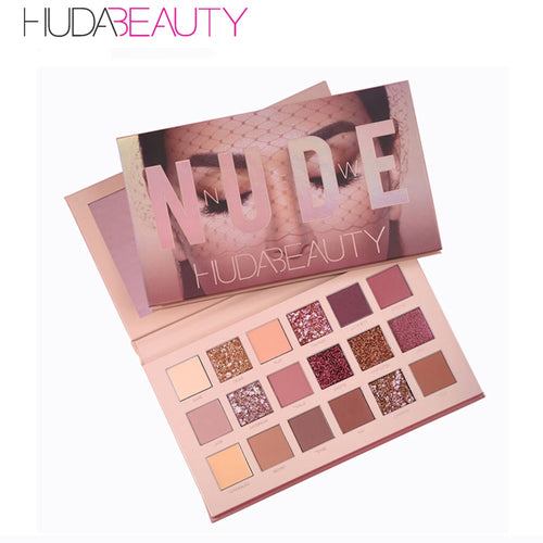 New NUDE Eye Rose Shadow Palette 18 Sades Focallure Europe Box Makeup Eyeshadow Palette Matte Shimmer Makeup Pallete