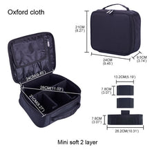 Load image into Gallery viewer, New Upgrade Large Capacity Cosmetic Bag Hot-selling Professinal Women Travel Makeup Case