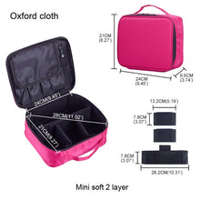 Load image into Gallery viewer, New Upgrade Large Capacity Cosmetic Bag Hot-selling Professinal Women Travel Makeup Case