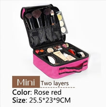 Load image into Gallery viewer, New Upgrade Large Capacity Cosmetic Bag Hot-selling Professinal Women Travel Makeup Case