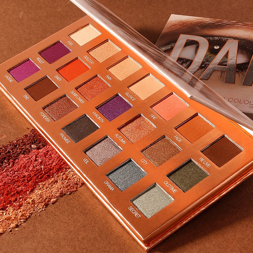 O.TWO.O Eyeshadow Palletes 21 Colors Ultra Fine Powder Pigmented Shadows Glitter Diamond Shimmer Makeup Eye Shadow Palette