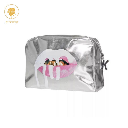 Oswego  Makeup Bag Women Make Up Tote Bag Zipper Fashion Large PU Travel Cosmetic Bag Organizer Women Makeup Bag 2019