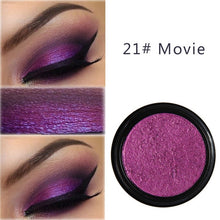Load image into Gallery viewer, PHOERA Makeup Glitter Eyeshadow Pallete Pigment Shimmer Powder Makeup Water-Resistant Maquillaje Random Color Brush TSLM1