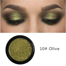 Load image into Gallery viewer, PHOERA Makeup Glitter Eyeshadow Pallete Pigment Shimmer Powder Makeup Water-Resistant Maquillaje Random Color Brush TSLM1