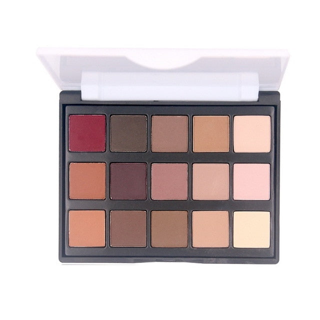 Popfeel High Pigment Matte Eyeshadow Eyes Makeup Pallete Shimmer Eye Shadow Palette Glitter Waterproof Lasting Makeup Easywear