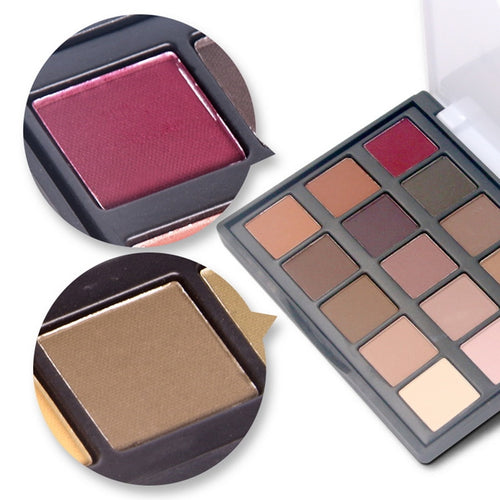 Popfeel High Pigment Matte Eyeshadow Eyes Makeup Pallete Shimmer Eye Shadow Palette Glitter Waterproof Lasting Makeup Easywear