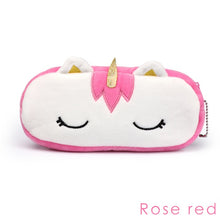 Load image into Gallery viewer, Portable Cartoon Cat Makeup Bag Coin Storage Case Travel Makeup Flannel Pouch Cute Cosmetic Bag Cases For Women Girls