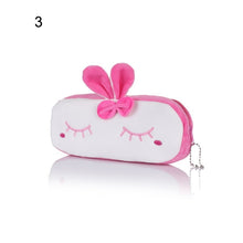 Load image into Gallery viewer, Portable Cartoon Cat Makeup Bag Coin Storage Case Travel Makeup Flannel Pouch Cute Cosmetic Bag Cases For Women Girls