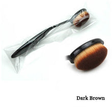 Load image into Gallery viewer, Pro Makeup Foundation Powder Brush Conceler Make up Blush Toothbrush Oval Shape Brochas Maquillaje Cosmetic Beauty fırça seti