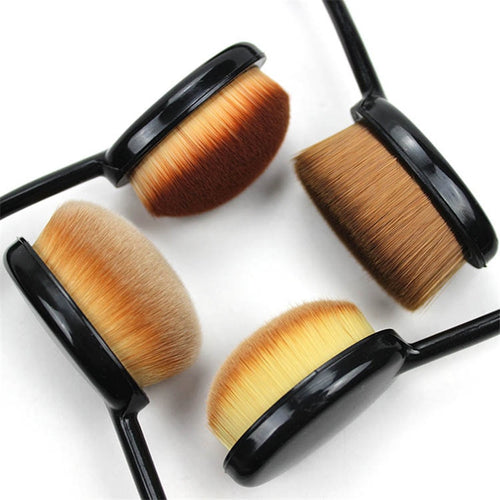 Pro Makeup Foundation Powder Brush Conceler Make up Blush Toothbrush Oval Shape Brochas Maquillaje Cosmetic Beauty fırça seti