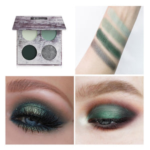 Pudaier 4color/set Eyeshadow Pallete Splash Ink Series Eye Shadow Makeup Portable Full Professional Makeup Pallete Cosmetics