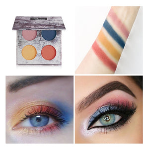 Pudaier 4color/set Eyeshadow Pallete Splash Ink Series Eye Shadow Makeup Portable Full Professional Makeup Pallete Cosmetics