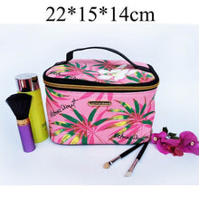 Load image into Gallery viewer, QEHIIE Cosmetic Bags High Quality Polyeste Makeup Bags Travel Organizer Necessary Beauty Case Toiletry Bag Bath Wash Make up Box