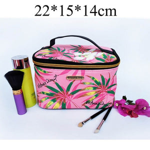 QEHIIE Cosmetic Bags High Quality Polyeste Makeup Bags Travel Organizer Necessary Beauty Case Toiletry Bag Bath Wash Make up Box