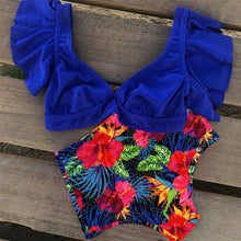 Load image into Gallery viewer, Ruffle High Waist Bikini 2019 Swimwear Women Swimsuit Push Up Bikinis Women Biquini Print Swimsuit Female Beachwear Bathing Suit