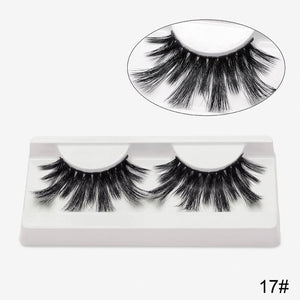 SEXYSHEEP 1/3/7pairs 25mm 3D Mink Lashes Natural Long False Eyelashes Volume Fake Lashes Makeup Extension Eyelashes maquiagem