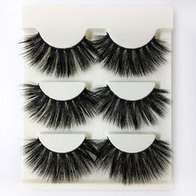 Load image into Gallery viewer, SEXYSHEEP 1/3/7pairs 25mm 3D Mink Lashes Natural Long False Eyelashes Volume Fake Lashes Makeup Extension Eyelashes maquiagem