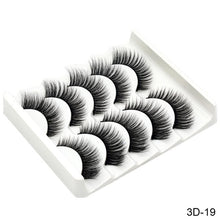 Load image into Gallery viewer, SEXYSHEEP 5Pairs 3D Mink Hair False Eyelashes Natural/Thick Long Eye Lashes Wispy Makeup Beauty Extension Tools