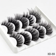 Load image into Gallery viewer, SEXYSHEEP 5Pairs 3D Mink Hair False Eyelashes Natural/Thick Long Eye Lashes Wispy Makeup Beauty Extension Tools